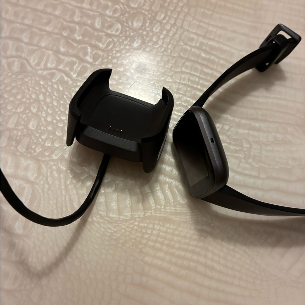 Fitbit Black Smartwatch with Charger